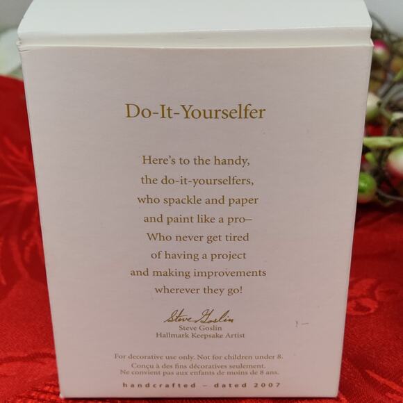Hallmark Keepsake Ornament 2007 DO-IT-YOURSELFER - Picture 4 of 9